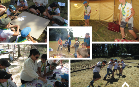 Les activités durant le camp louveteaux