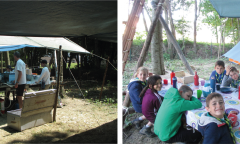 Repas de camp louveteaux 2020