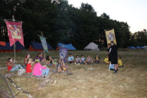 Imaginaire scout camp magie